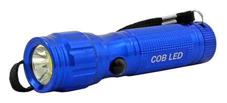 Aluminum Body LED Flashlight with Laser Pointer Mode - Assorted Colors