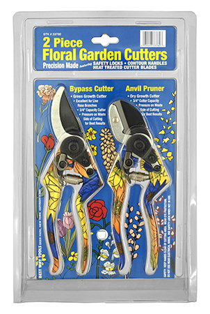 2 - pc. Floral Garden Cutter and Pruner Set - Flower