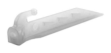 5.75" Clear Plastic Glow in the Dark Camping Tent Stakes