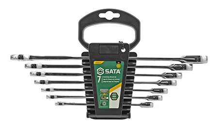 7 pc. SATA Ratcheting SAE Wrench Set