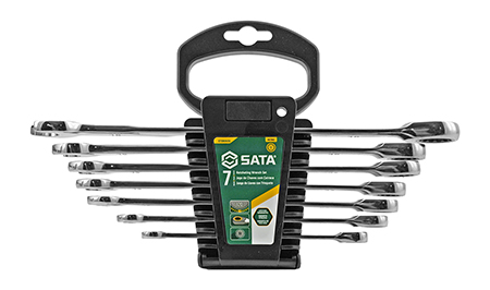 7 pc. SATA Ratcheting Metric Wrench Set