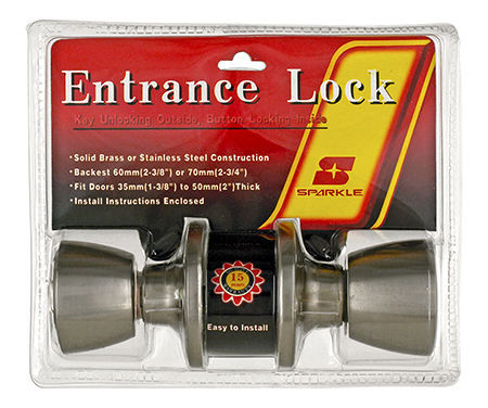Stainless Steel Entrance Lock Door Handles - Sparkle