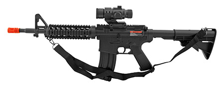 Well D2802 M4A1 AR-15 Style Electric Powered Airsoft Assault Rifle