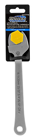 Power Torque Universal Adjustable Ratcheting Wrench - Large