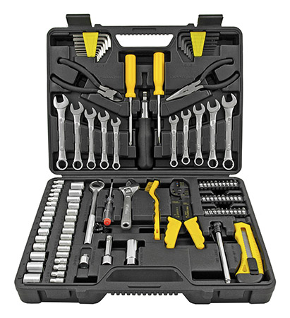Ultra Steel 135 pc. Automotive and Garage Multi-Purpose Tool Kit