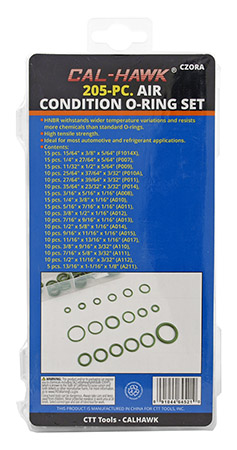 205 PC. Air Condition O-Ring Set - Cal-Hawk CZORA