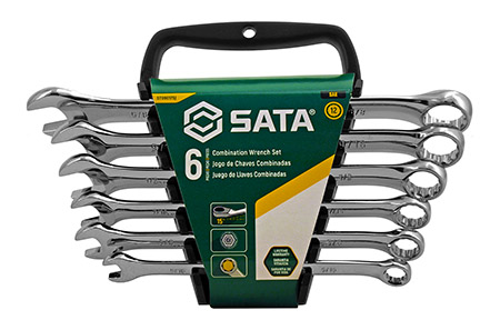 6 pc -  Combination SAE Wrench Set - SATA