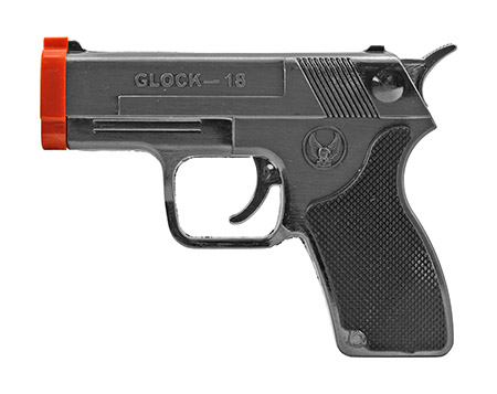 Glock 18 Replica Novelty Butane Lighter with Laser Pointer - Diamond Visions