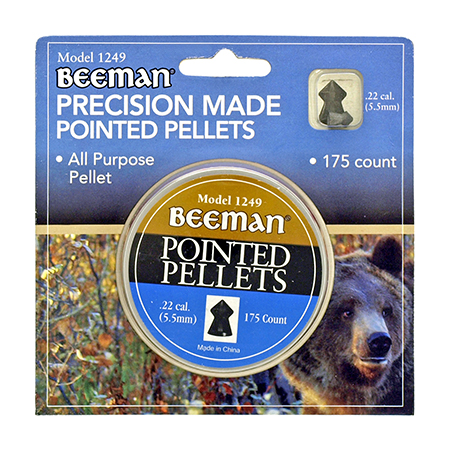 Beeman Precision Made Pointed .22 Cal. Pellets - 175 Ct.