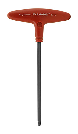 1/4" Pro T-Type Ball Hex Key - Cal-Hawk