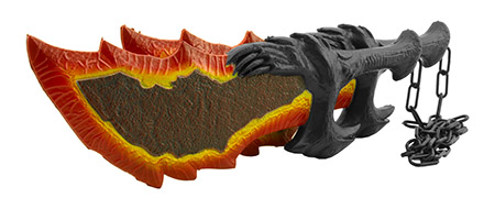 17.25" God of War Swords Kratos Blades of Chaos High Density Foam 1:1 Scale Props - Flame