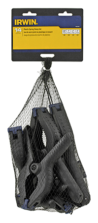 14 - pc. ABS Plastic Spring Clamp Set - Irwin