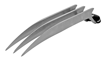 11" Wolverine Hand Claw Weapon - Stainless Steel