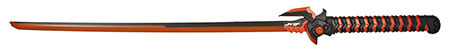 40.25" Foam Anime Sword - Red and Black