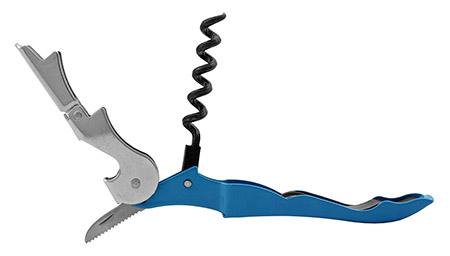 Traditional Double-Hinge Corkscrew Wine Bottle Opener - Assorted Colors