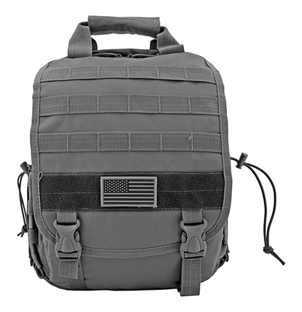 Tactical Traveler Hipster Laptop Backpack - Grey