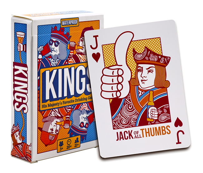 Kings Drinking Game Playing Cards