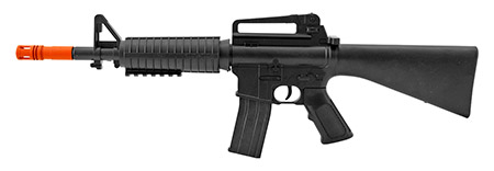 M4A1 Airsoft Military Issue Assault Rifle Spring Powered Type Replica - Black