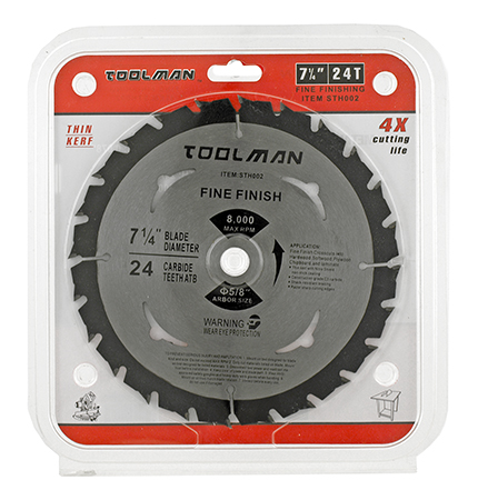7-1/4" Carbide Circular Saw Blade