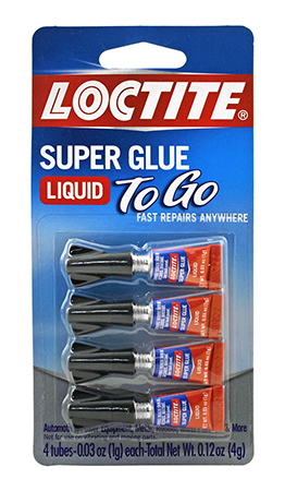 4 - pk. Loctite Super Glue Liquid To Go