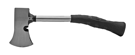 13.5" Extra Durable Pepper's Axe and Survialist Hatchet - Black and Silver