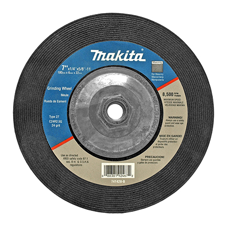 7" 24 Grit Grinding Wheel - Makita