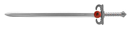 42" Sword Of Omens Thundercats Cartoon Prop Replica Foam Cosplay Sword - Red and Silver