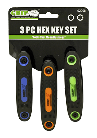 3 - pc. Hex Key Set - Grip