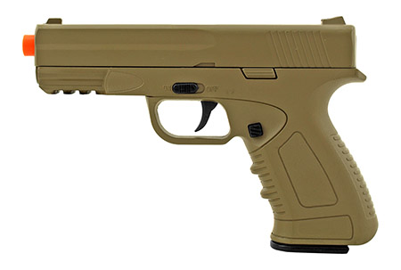 UKArms G39 Full Metal Spring Assisted Airsoft BB Pistol Handgun - Desert Tan