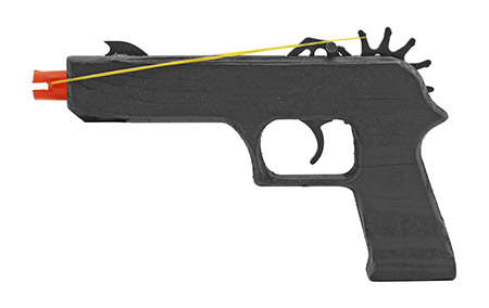 Wooden Rubber Band Gun Pistol