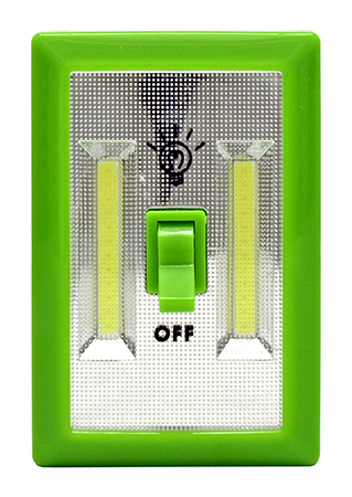 Ultra Bright Hanging Magnetic Stick-On Lightswitch LED Light - Assorted Colors