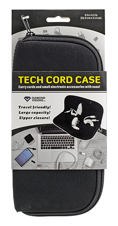 Charging Tech Cord Organization Carrying Case - Diamond Visions