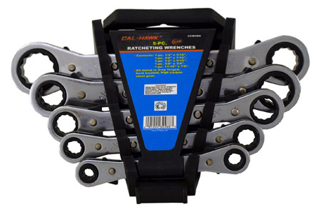 5-pc. Ratcheting Wrenches - SAE