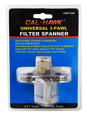 Universal 3-Pawl Filter Spanner