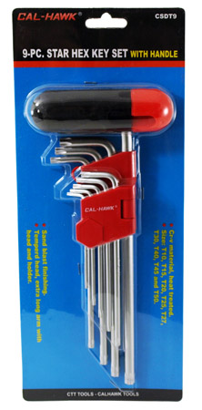 9-pc. Torx Set with T-Handle