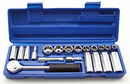 21-pc. 3/8" Drive Professional SAE Socket Set
