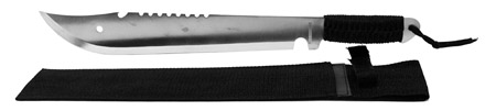 14" Stainless Steel Machete w/Sheath