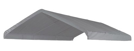 12 x 20 Valance Canopy Tarp - Silver