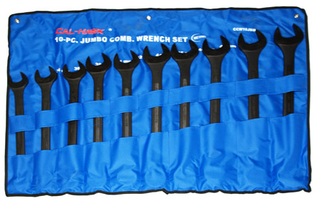 10-pc. Jumbo Combination Wrench Set - Metric