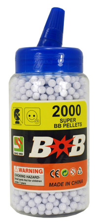 Bottle of 2,000 BB's