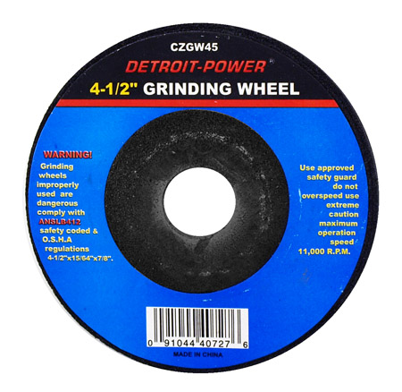 4-1/2" Grinding Wheel