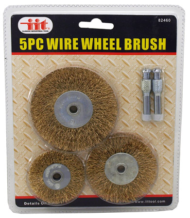 5-pc. Wire Wheel Brush