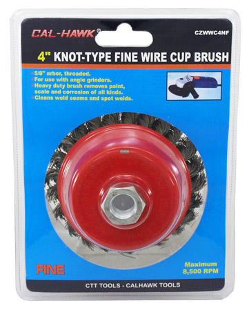 4" Knot Type Wire Cup Brush