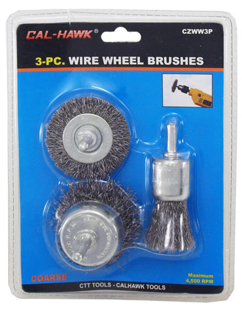 3-pc. Wire Wheel Brushes 3-pc. Wire Wheel Brushes