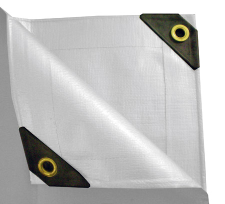 10 x 16 Heavy Duty Canopy Tarp - White