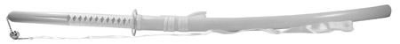 44" White Samurai Sword