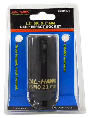 1/2" Drive x 21mm Deep Impact Socket