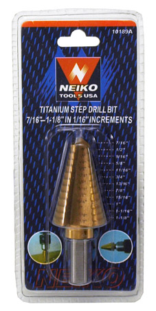 Titanium Step Drill Bit