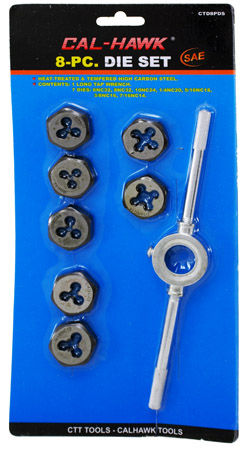 8-pc. Die Set - SAE