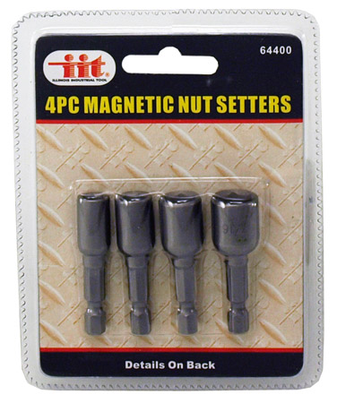 4-pc. Magnetic Nut Setters